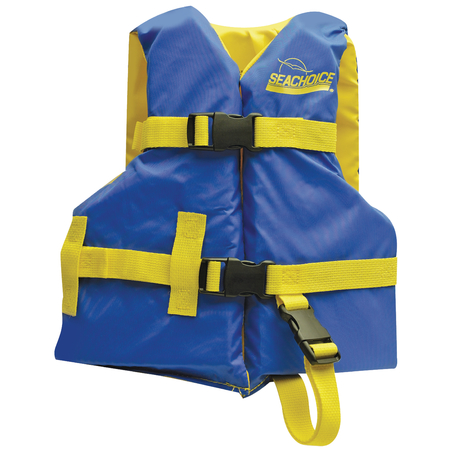 SEACHOICE Type III Boat Vest - Blue/Yellow, Child, 30 - 50 lbs. 86140
